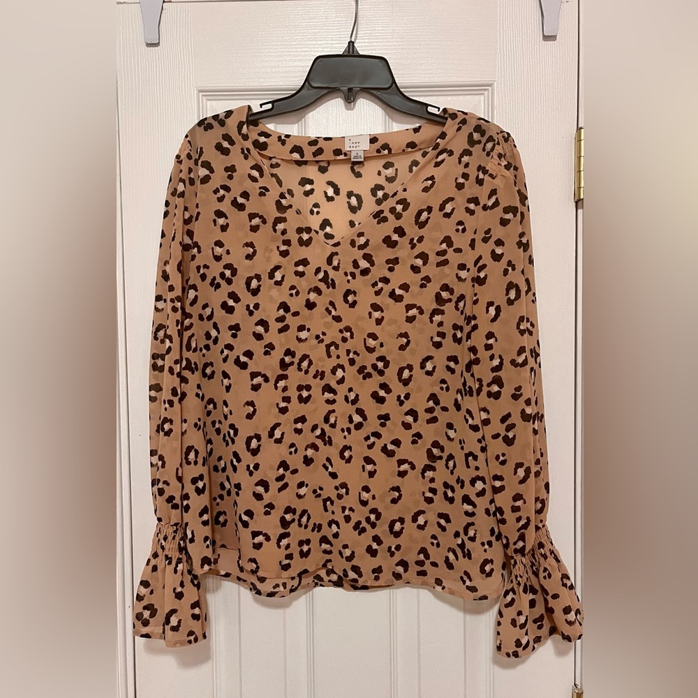 Leopard Print Blouse